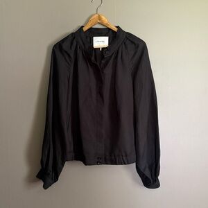 Frame Linen Blend Top Size Large